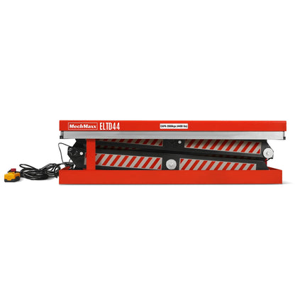MechMaxx ELTD44 Lift Table 4400 lbs Capacity Stationary Electric Hydraulic Double Scissor 51.2" x 33.5" Platform 70.1" Lift Height UL Certified Motor New