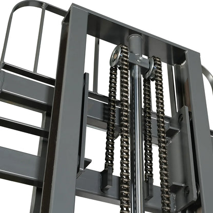 MechMaxx F26-138SLA Stacker 2640 lbs Electric Straddle 138" Lift Adjustable Legs Forks New