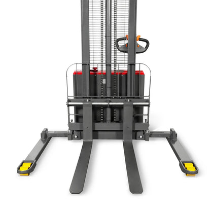 MechMaxx F26-138S Stacker 2640 lbs Lithium-ion Electric Straddle 138" Lift Adjustable Legs & Forks New