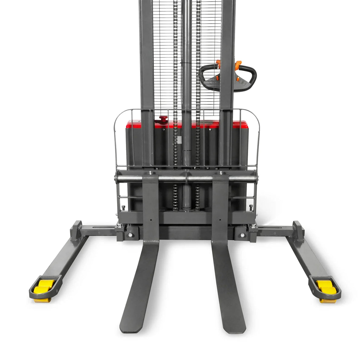 MechMaxx F26-118SLA Stacker 2640 lbs Electric Straddle 118" Lift Adjustable Legs Forks New