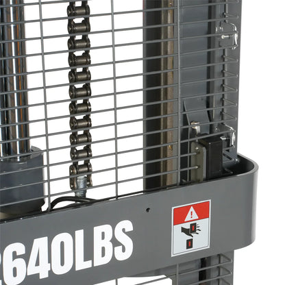 MechMaxx F26-138S Stacker 2640 lbs Lithium-ion Electric Straddle 138" Lift Adjustable Legs & Forks New