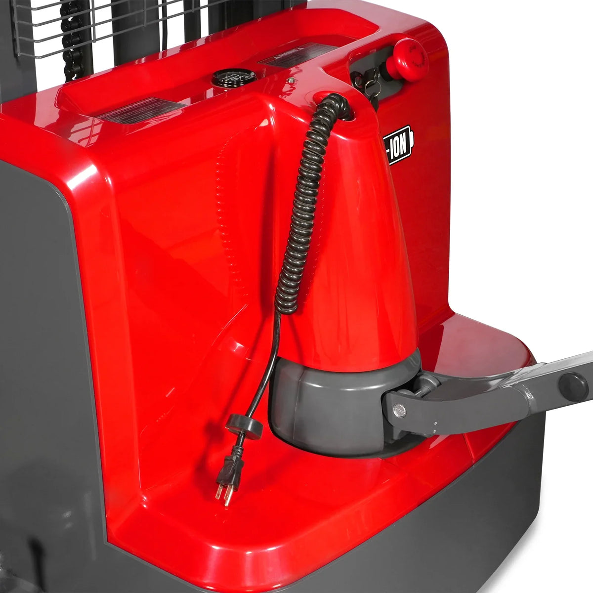 MechMaxx F33-98S Stacker 3300 lbs Lithium-ion Electric Straddle 98" Lift Adjustable Legs & Forks New
