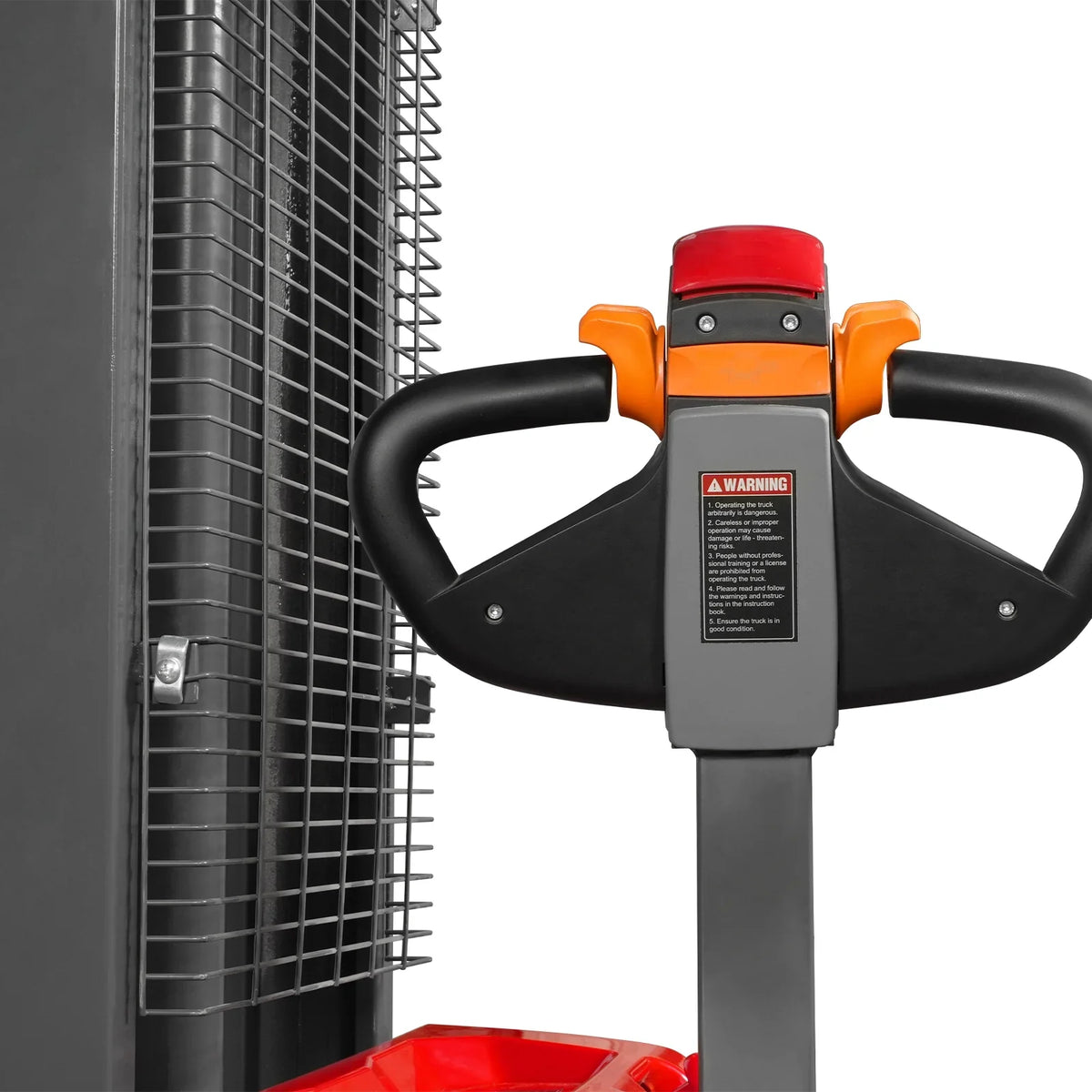 MechMaxx F33-118S Stacker 3300 lbs Lithium-ion Electric Straddle 118" Lift Adjustable Legs Forks New