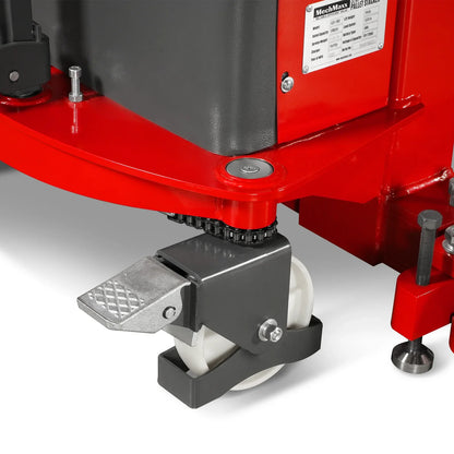 MechMaxx S33-118S Stacker 3300lbs Semi-Electric Straddle 118" Lift Adjustable Legs & Forks New