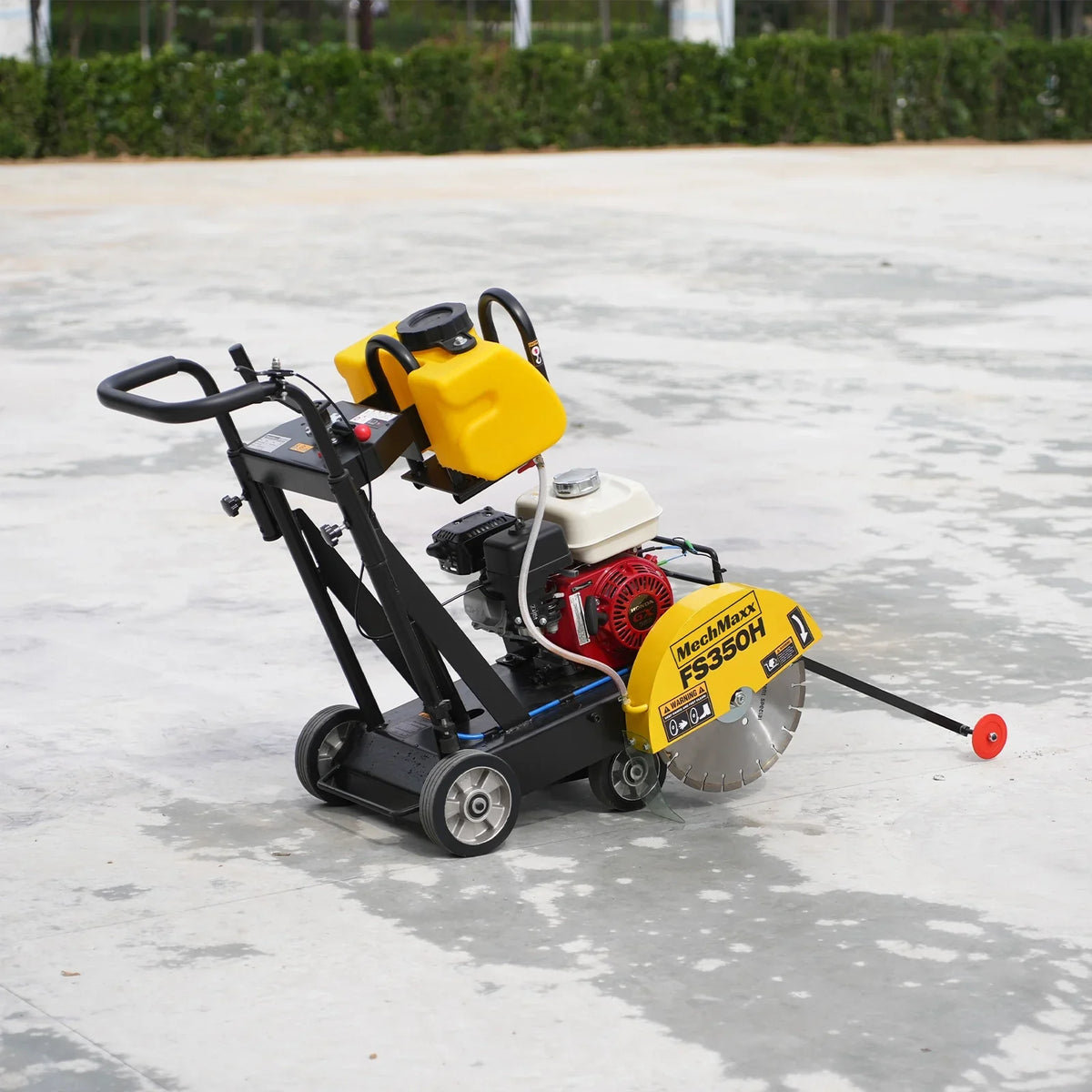 MechMaxx FS350H Concrete Floor Saw Honda GX160 Walk-Behind 14" Blade 4" Cutting Depth New