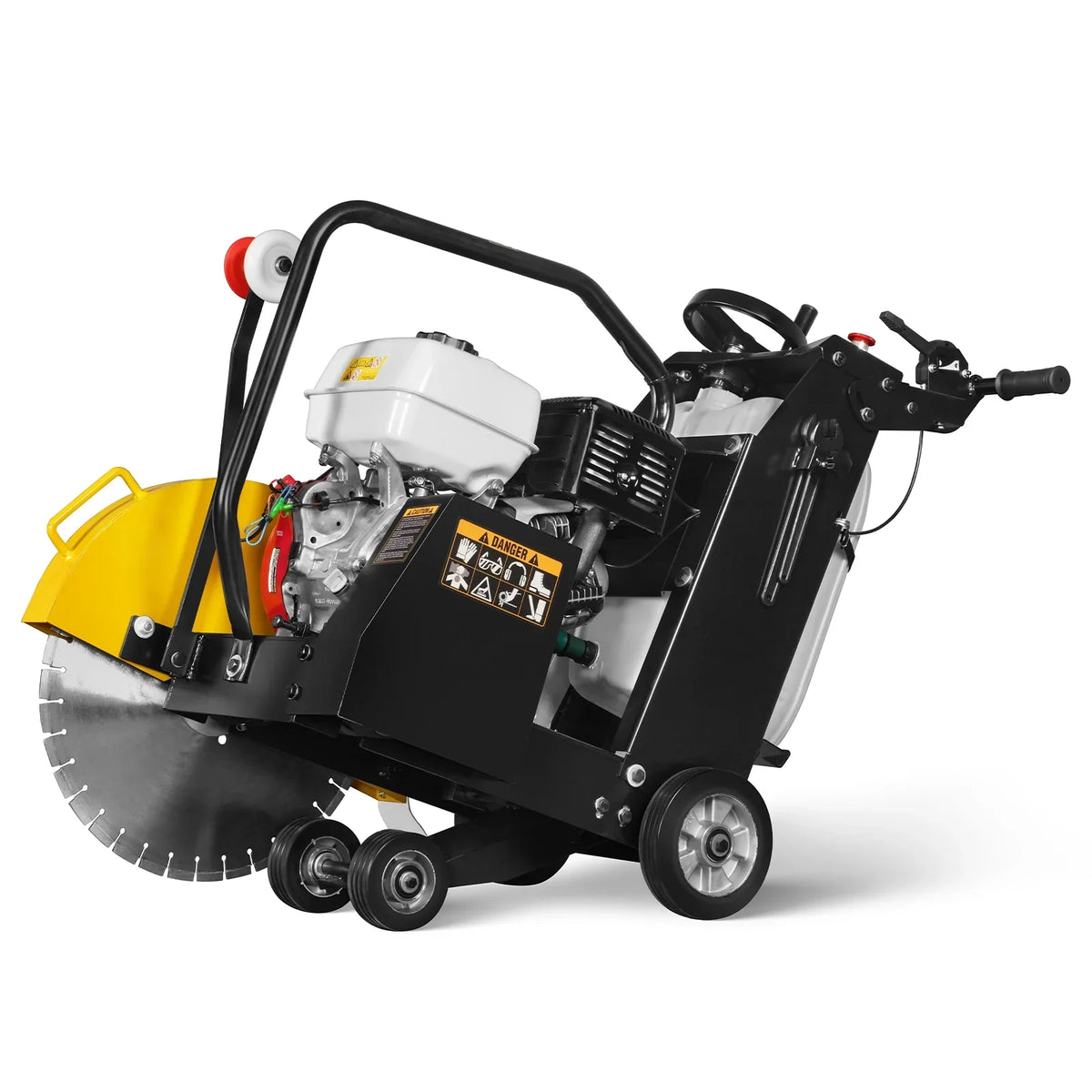 MechMaxx FS480H Concrete Floor Saw Honda GX390 Walk-Behind 20" Blade 7" Cutting Depth New