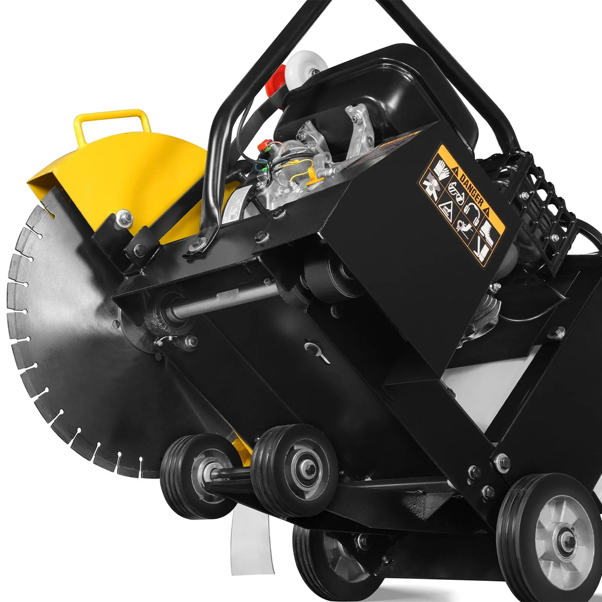 MechMaxx FS480Z Concrete Floor Saw 15 HP Walk-Behind 20" Blade 7" Cutting Depth New