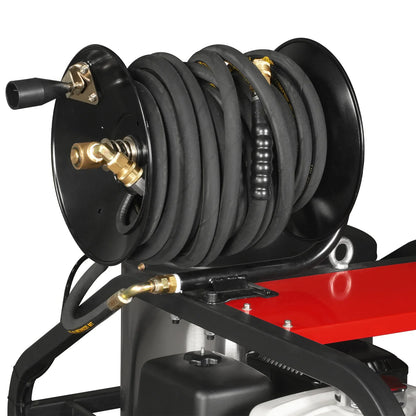 MechMaxx HPW40H Pressure Washer 4000 PSI 4 GPM Honda Electric Start Engine Hot Water with Hose Reel New