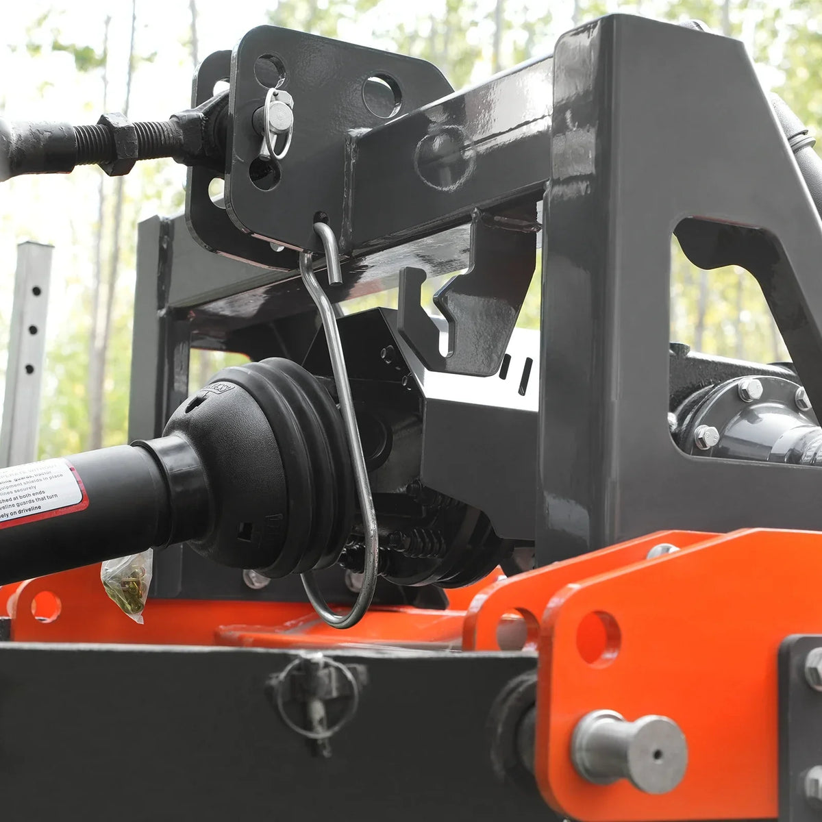 MechMaxx HRT80 Rotary Tiller 80" Heavy Duty 3 Point Hitch Cat.2 Gear Drive PTO Shaft Included Slip Clutch 40-80 HP New