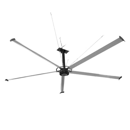 MechMaxx 16FT1PH Industrial Ceiling Fan HVLS 208-240V 1Ph Energy Efficient Large Area Air Circulation for Warehouses & Factories New