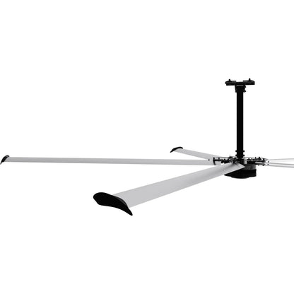 MechMaxx 24' 1PH Industrial Ceiling Fan HVLS 208-240V Energy Efficient Large Area Air Circulation for Warehouses Factories New