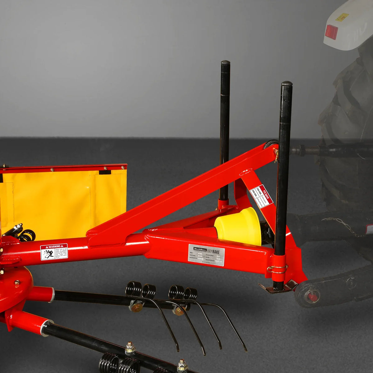 MechMaxx HT100 Hay Rake 100" 3-Point Hitch 6 Rotary Pull-Type Tedder 15-50 HP New