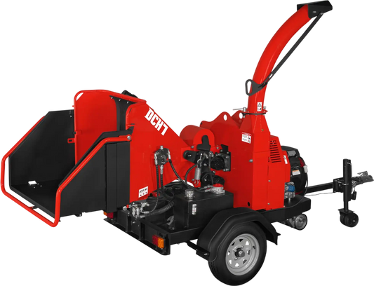 MechMaxx DCH7 Wood Chipper Honda GX690 22HP 688cc Twin Cylinder Gasoline Engine Powered 7" Hydraulic Feeding New