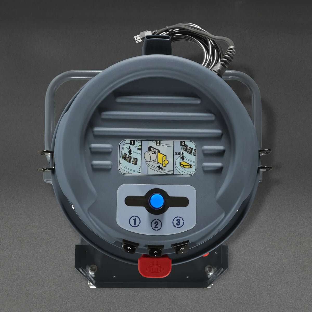 MechMaxx IVA3M Wet Dry Vacuum Industrial HEPA Filter 3 Motor 3.3 HP 285 CFM 16 Gallon 110V 1 Phase New