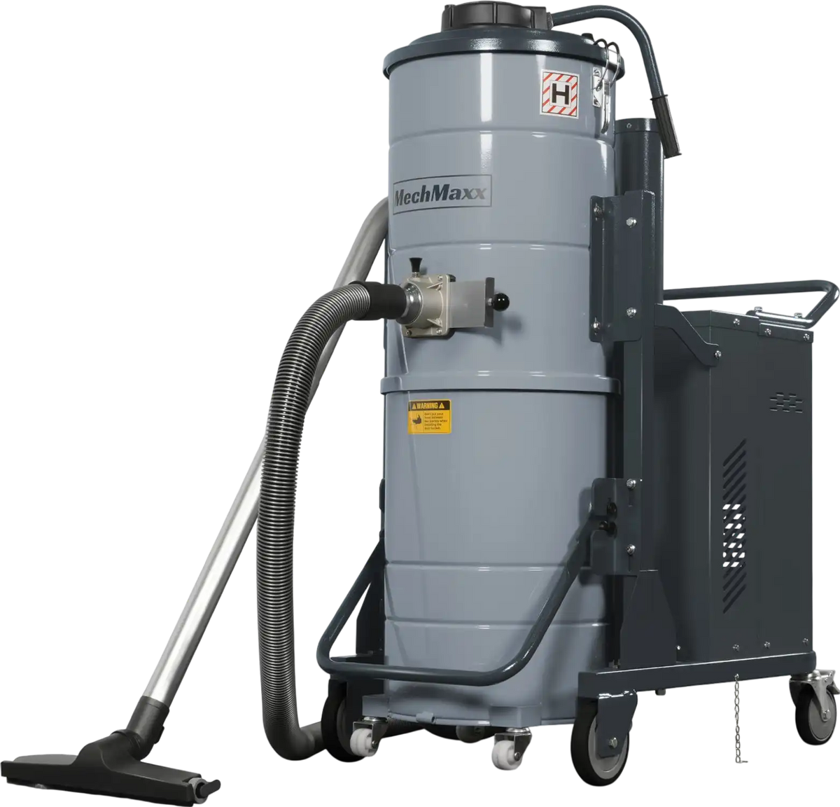 MechMaxx IVB480 Wet Dry Vacuum Industrial HEPA Filter Continuous Duty 8.6 HP 364 CFM 26.4 Gallon 480V 3Phase New