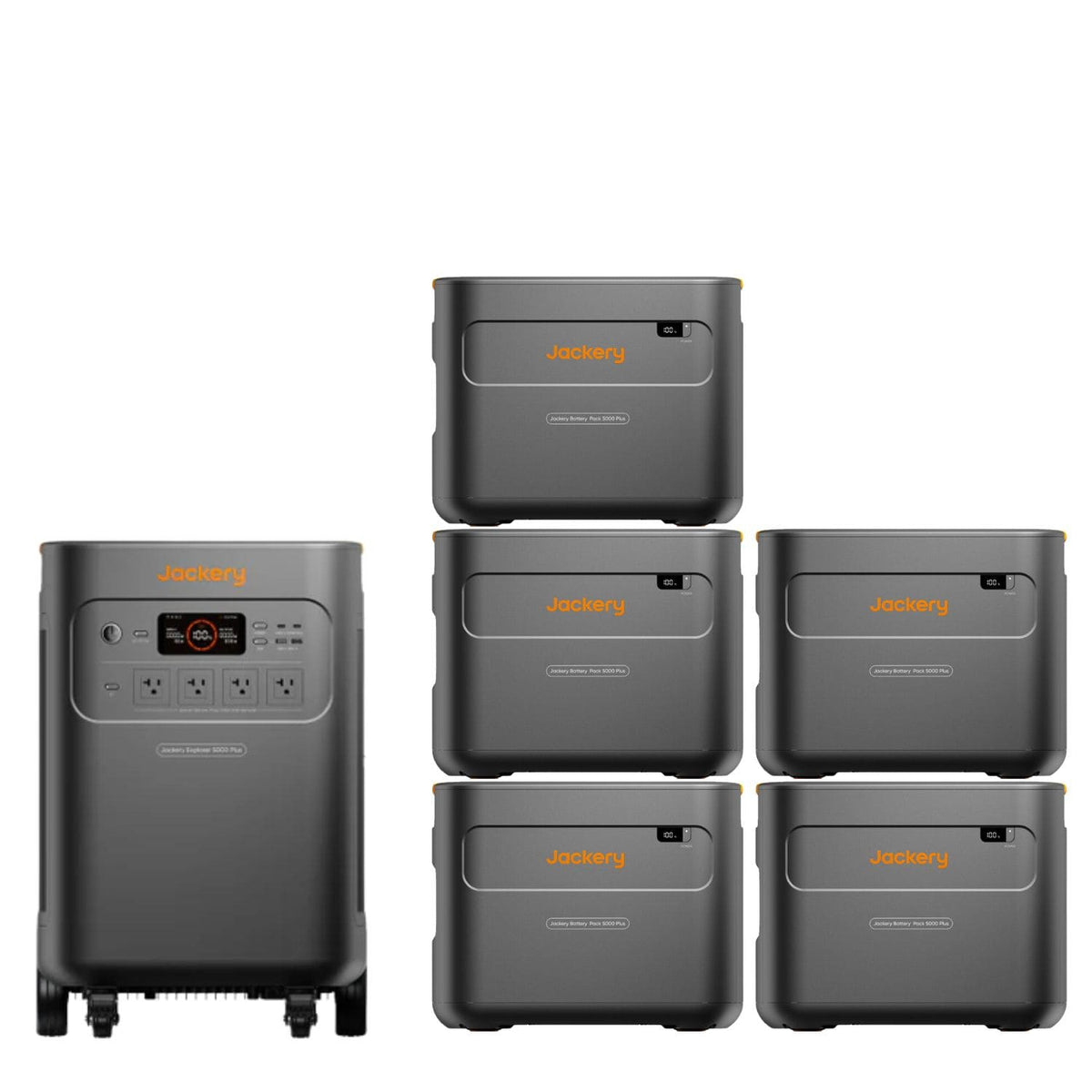 Jackery Explorer 5000 Plus + 5 Jackery Battery Pack 5000 Plus