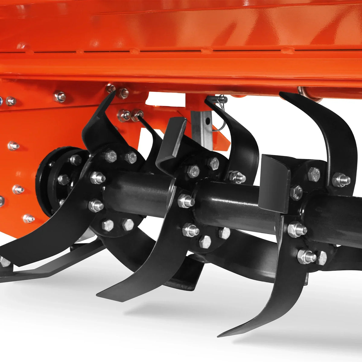 MechMaxx LRT42 Rotary Tiller 42" 3 Point Hitch Cat.1 Chain Drive PTO Shaft Included Shear Bolt 15-35 HP New