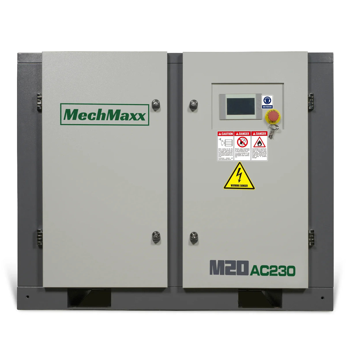 MechMaxx M20AC230 Air Compressor 20HP Rotary Screw 78 CFM 116 PSI 230V 3-Phase Industrial-Grade New