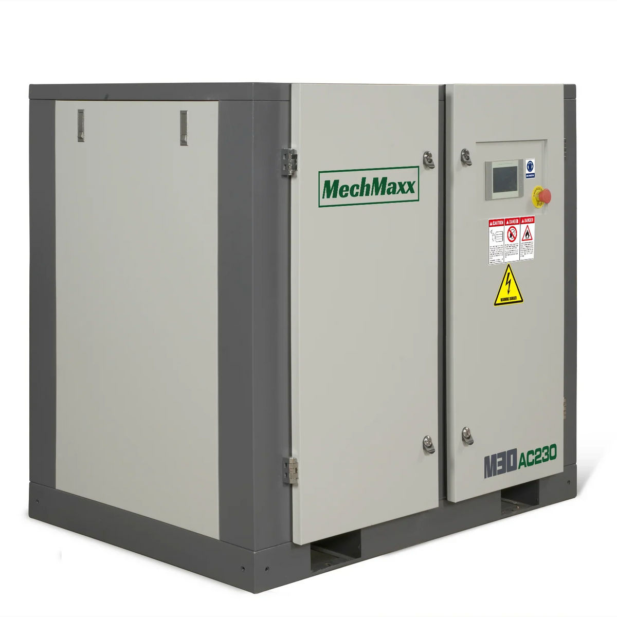 MechMaxx M30AC230 Air Compressor 30HP Rotary Screw 106 CFM 116 PSI 230V 3-Phase Industrial-Grade New