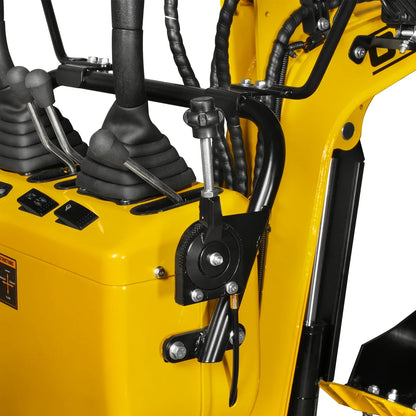 MechMaxx MEC06 Mini Excavator Compact 0.6 Ton Loncin 300cc 9HP Engine 43.3" Max Digging Depth 1345 lbs Operating Weight New