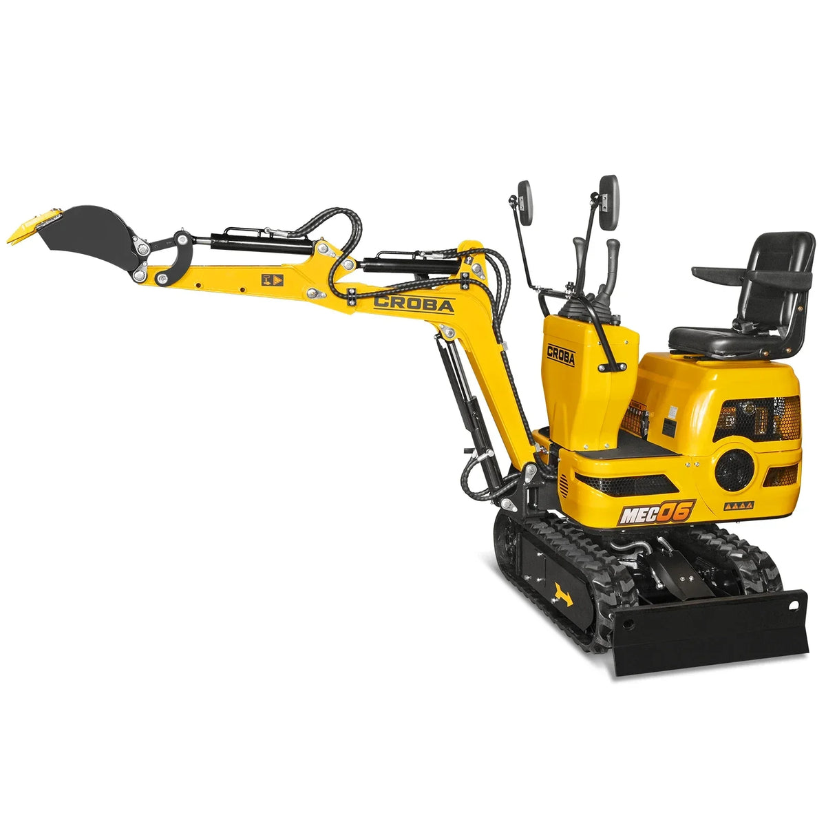 MechMaxx MEC06 Mini Excavator Compact 0.6 Ton Loncin 300cc 9HP Engine 43.3" Max Digging Depth 1345 lbs Operating Weight New