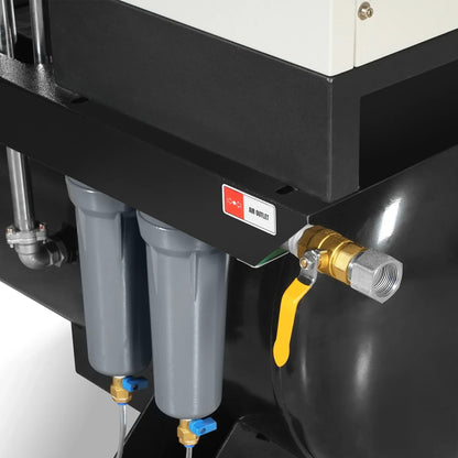 MechMaxx ML1546 Rotary Screw Air Compressor 15HP Combined with Dryer 105-Gal ASME Tank 45 CFM 116 PSI 460V 3-Phase Industrial Grade New