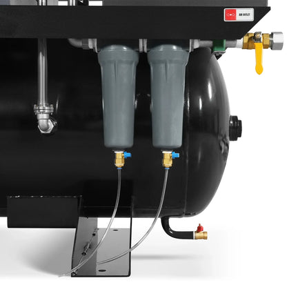 MechMaxx ML20 Air Compressor 20HP Combined Rotary Screw with Dryer 105-Gal ASME Tank 78 CFM 116 PSI 230V 3-Phase Industrial Grade New