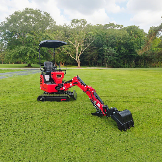 MechMaxx MEC10 Mini Excavator Compact HONDA GX390 Engine 65.7" Max Digging Depth 1 Ton 2280 lbs Operating Weight New