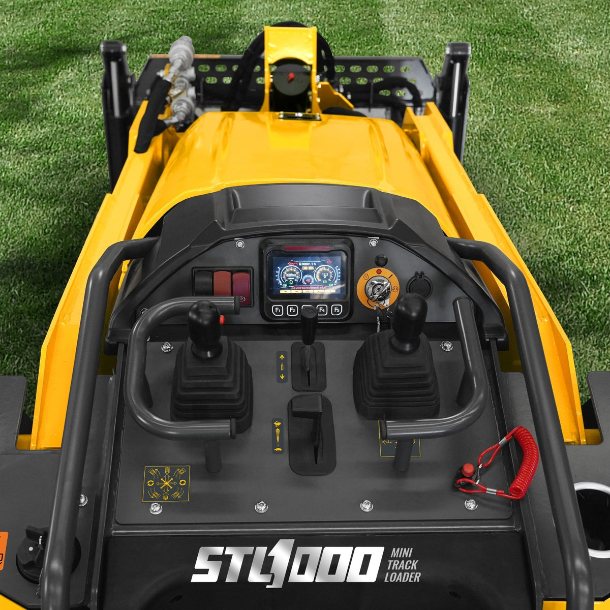 MechMaxx STL1000 Skid Steer Loader Mini Stand-On Compact Track Loader 25HP Kubota Diesel Engine 4"-1 Bucket CII New