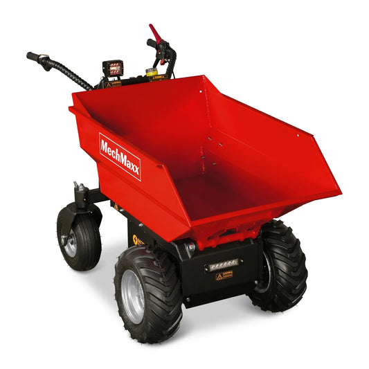MechMaxx E50 Mini Dumper 1100 lbs Loading Battery Powered Barrow Electric 1000W 48V Brushless DC Motor New