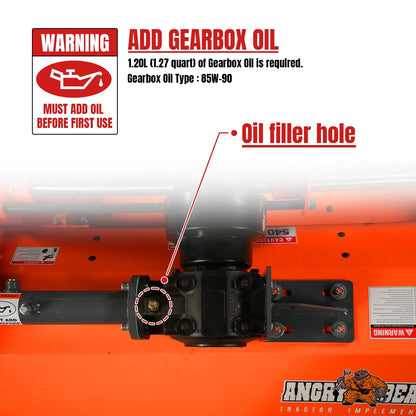 MechMaxx NAM 72H Flail Mower 72" PTO Hydraulic Side Shift 3 Point 45-85HP New