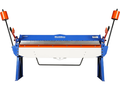 MechMaxx PB8012 Sheet Metal Brake 80" Manual 12 Gauge Adjustable Fingers 6' Heavy-Duty Steel Precision Bending New