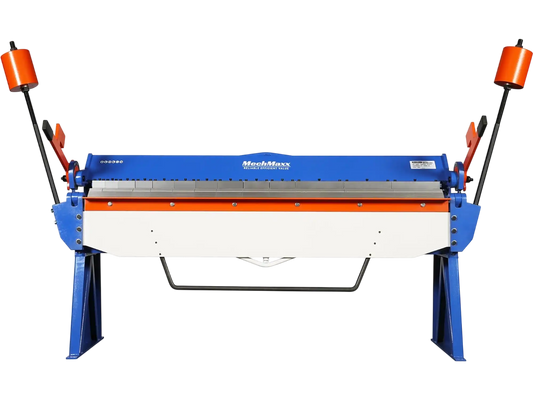 MechMaxx PB8012 Sheet Metal Brake 80" Manual 12 Gauge Adjustable Fingers 6' Heavy-Duty Steel Precision Bending New