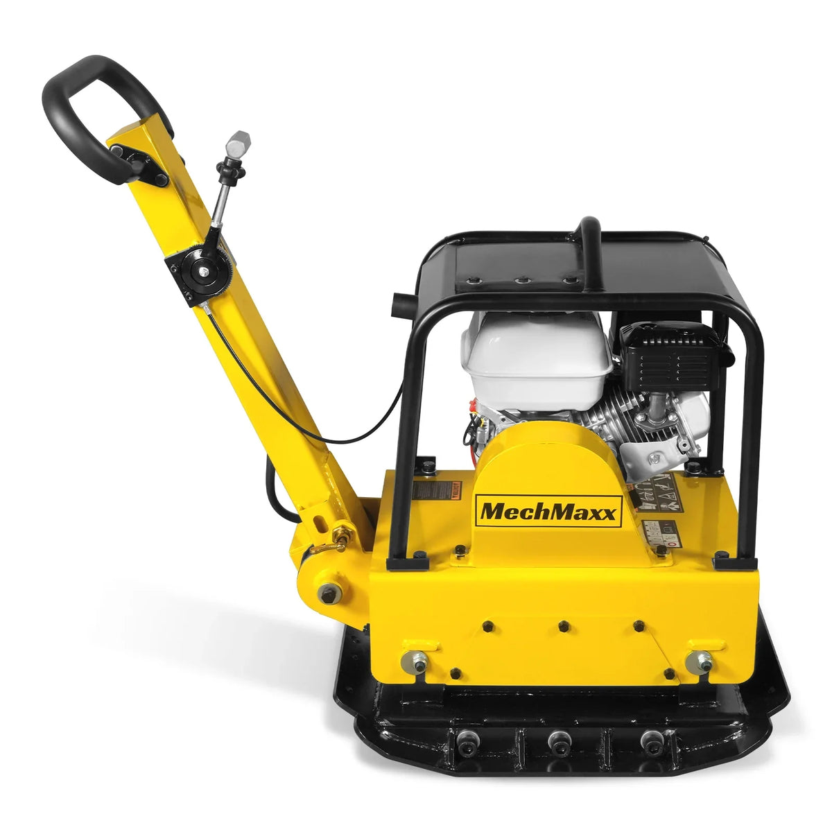 MechMaxx PC150H Plate Compactor Honda GX160 Reversible with Wheel Kit Extension Plates 5625 lbs Centrifugal Force New