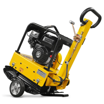 MechMaxx PC150Z Plate Compactor 5.8 HP Reversible with Wheel Kit Extension Plates 5625 lb Centrifugal Force New
