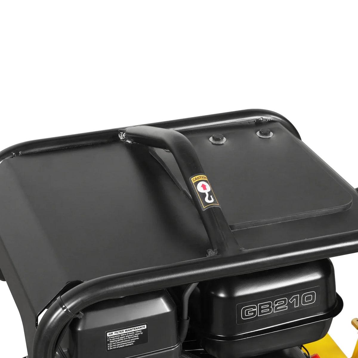 MechMaxx PC150Z Plate Compactor 5.8 HP Reversible with Wheel Kit Extension Plates 5625 lb Centrifugal Force New