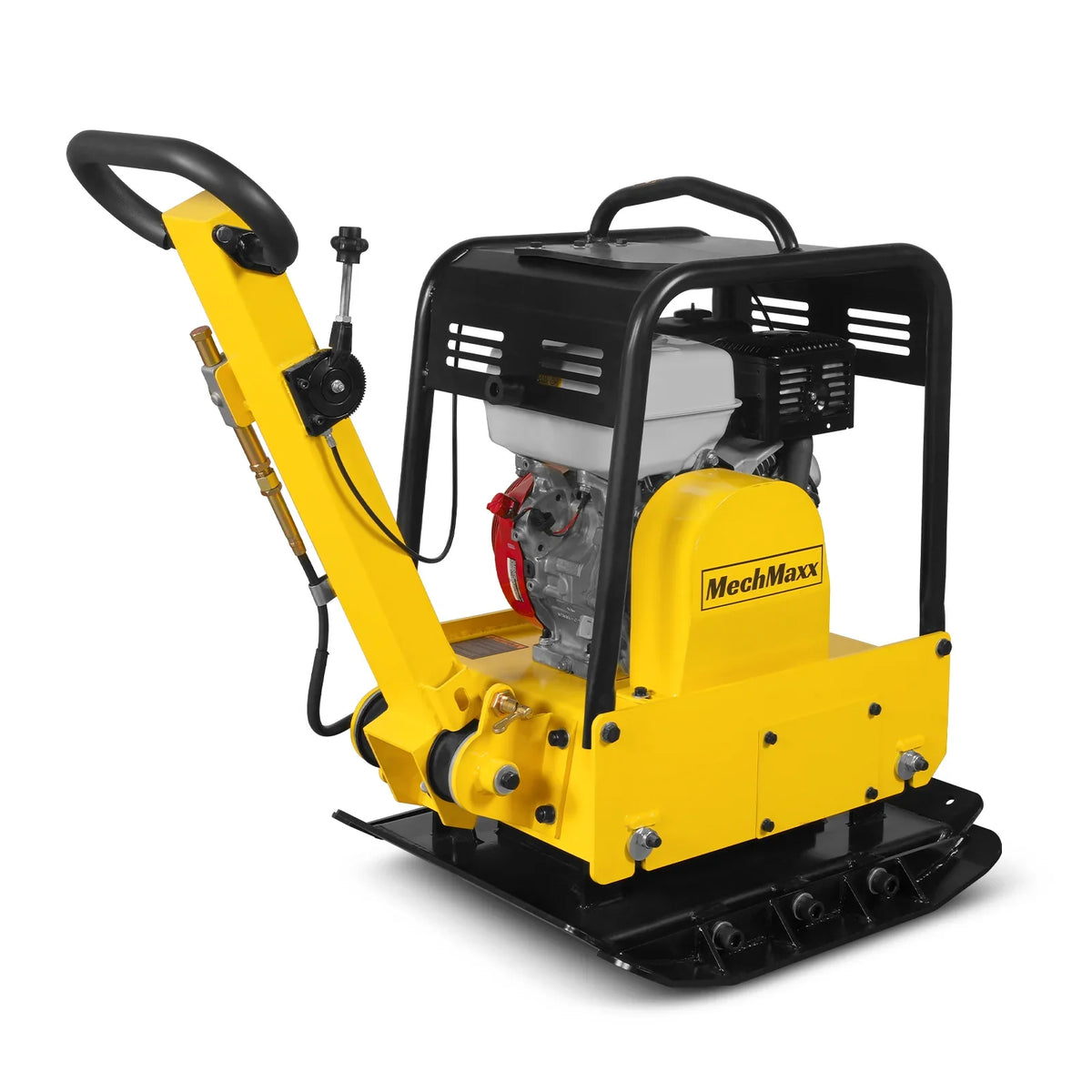 MechMaxx PC180H Plate Compactor Honda GX270 Reversible Wheel Kit Extension Plates 6750 lb Centrifugal Force New