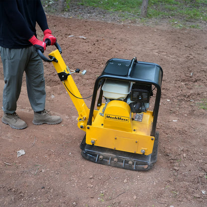 MechMaxx TR60H Tamping Rammer Honda GX270 Reversible Plate Compactor Wheel Kit Extension Plates 6750 lbs Centrifugal Force New