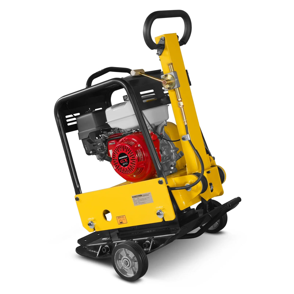 MechMaxx PC180H Plate Compactor Honda GX270 Reversible Wheel Kit Extension Plates 6750 lb Centrifugal Force New