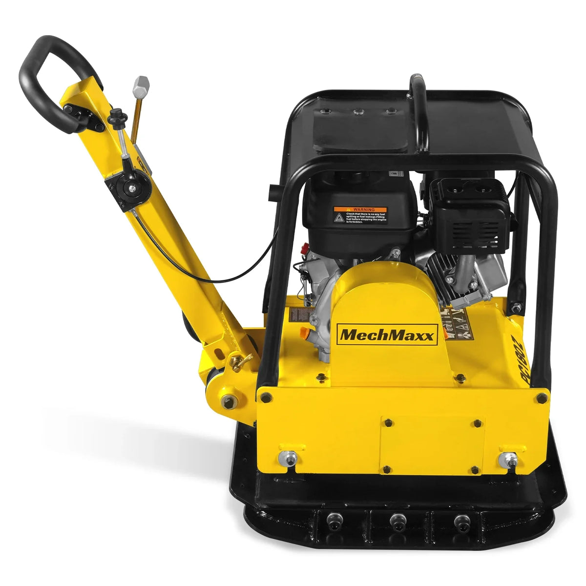 MechMaxx PC180Z Plate Compactor 9 HP Reversible with Wheel Kit Extension Plates 6750 lbs Centrifugal Force New