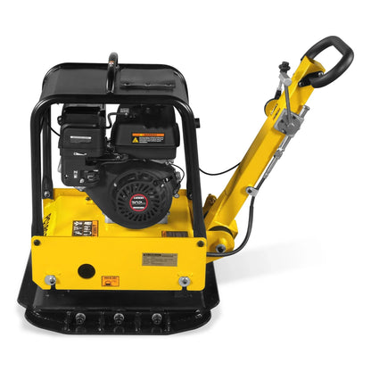 MechMaxx PC180Z Plate Compactor 9 HP Reversible with Wheel Kit Extension Plates 6750 lbs Centrifugal Force New