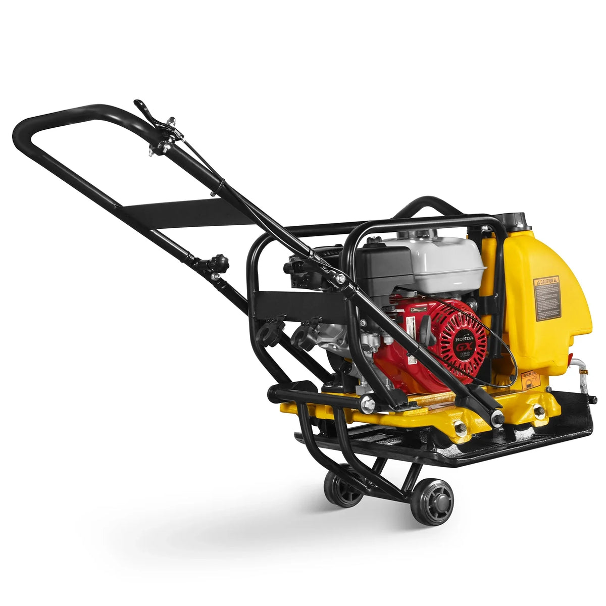 MechMaxx PC80H Plate Compactor Honda GX160 Vibratory Wheel Kit 3150 lbs Centrifugal Force New