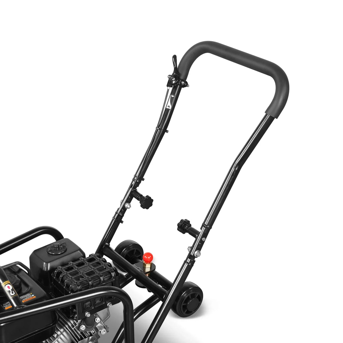 MechMaxx PC80Z Plate Compactor 5.8 HP Vibratory with Wheel Kit 3150 lbs Centrifugal Force for Soil Gravel Asphalt Paver Base New