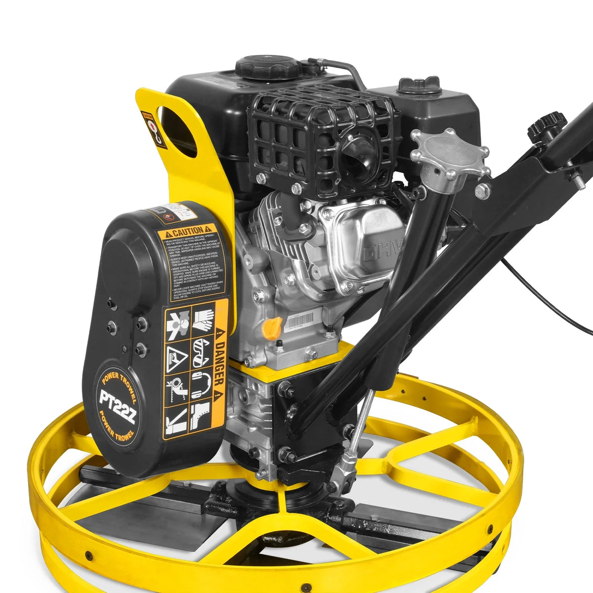 MechMaxx PT22Z Power Trowel 5.8 HP 23" Walk-Behind Concrete with Blades and Float Pan New