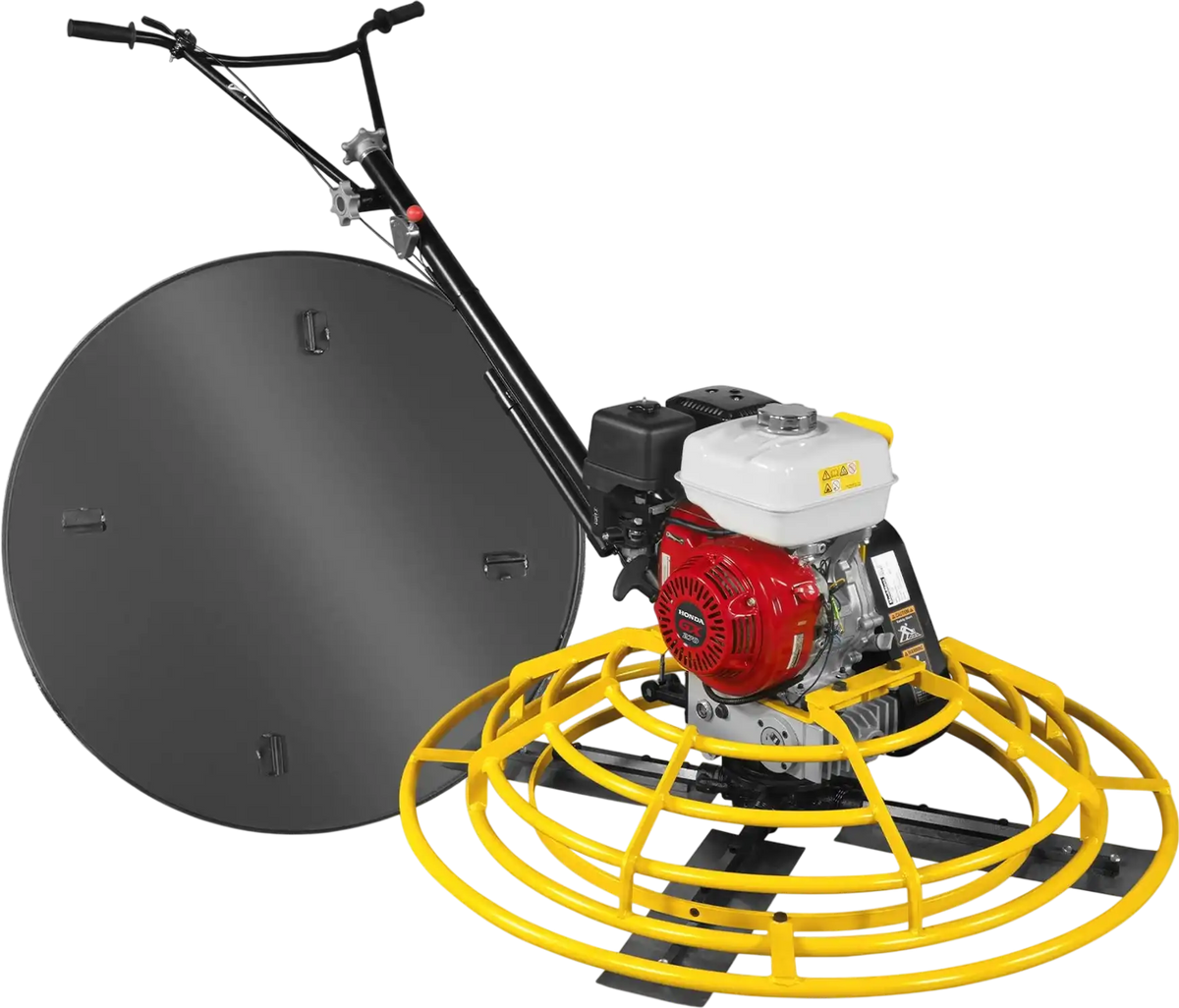MechMaxx PT46H Power Trowel Honda GX270 44" Walk-Behind Concrete with Blades and Float Pan New