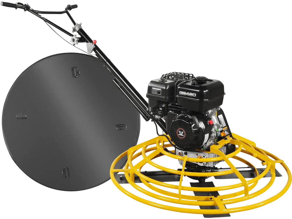 MechMaxx PT46Z Power Trowel 15 HP 44" Walk-Behind Concrete with Blades and Float Pan New