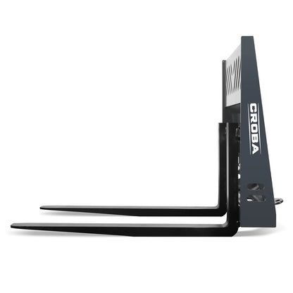 MechMaxx PF36 Skid Steer Forks 36" Mini Skid Steer Pallet Fork Frame Attachment 2204 lbs Weight Capacity New