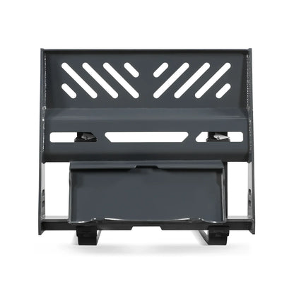 MechMaxx PF36 Skid Steer Forks 36" Mini Skid Steer Pallet Fork Frame Attachment 2204 lbs Weight Capacity New