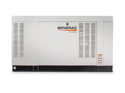 Generac Protector RG04845ANAC 48kW Liquid Cooled 1 Phase 120/240V Standby Generator SCAQMD Compliant