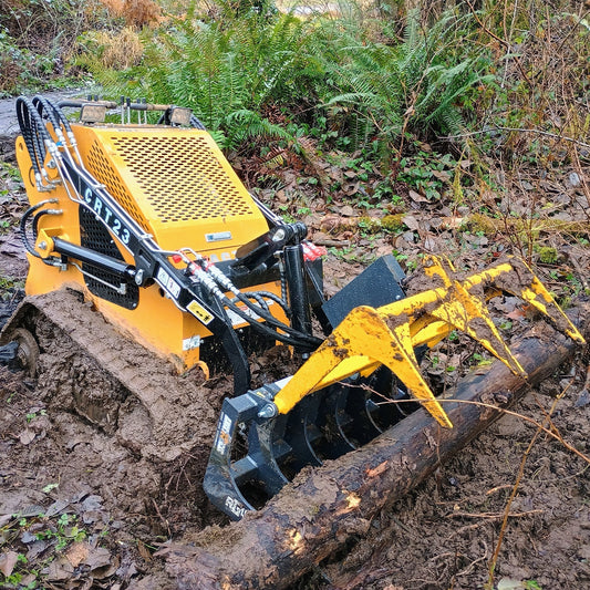 MechMaxx RG42 Skid Steer Grapple Attachment 42" Mini Skeleton Grapple 24" Arm Opening 2000 lbs Capacity New